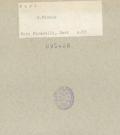 Rückseite von Ficarelli, Bari [https://www.deutsche-digitale-bibliothek.de/content/lizenzen/rv-ez/] Ziborium - Gesamtansicht von Westen, bh095408_recto. Foto: Ficarelli, Michele.