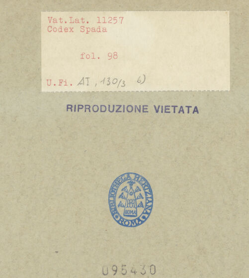 Rückseite von bh095430_recto