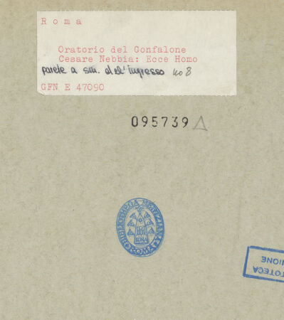 Rückseite von unbekannt [https://www.deutsche-digitale-bibliothek.de/content/lizenzen/rv-ez/] Freskenzyklus zur Passion ChristiEcce Homo - , bh095739_recto. Foto.