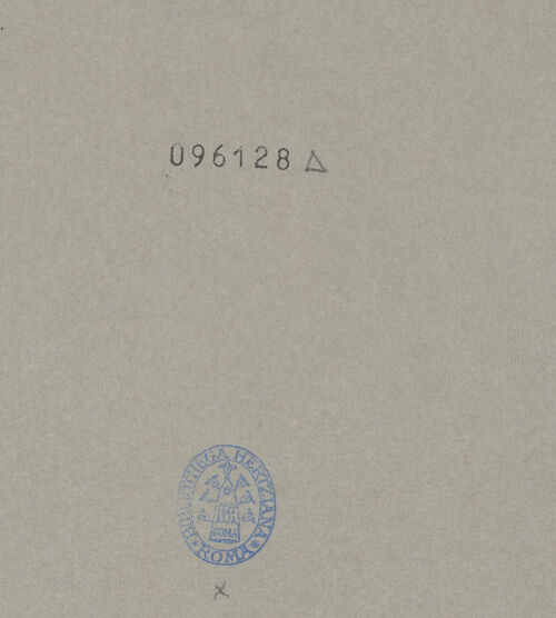 Rückseite von Alinari [https://rightsstatements.org/page/CNE/1.0/] Grabmal Pius' V.Krönung des Papstes - , bh096128_recto. Foto.