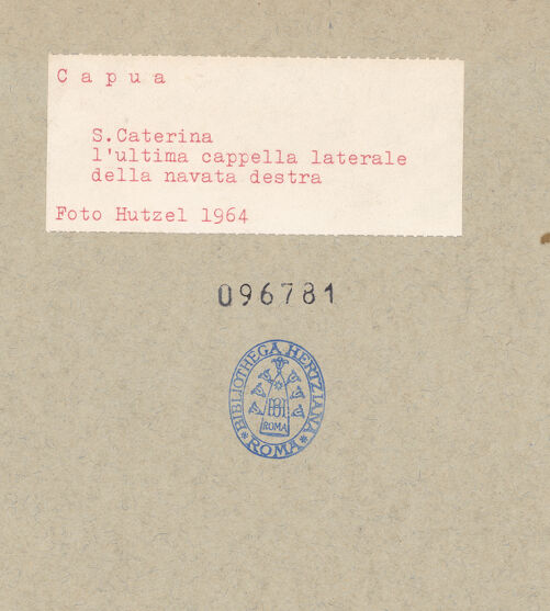 Rückseite von Hutzel, Max [https://www.deutsche-digitale-bibliothek.de/content/lizenzen/rv-ez/] Santa Caterina - Rechter Querhausarm, bh096781_recto. Foto: Hutzel, Max.