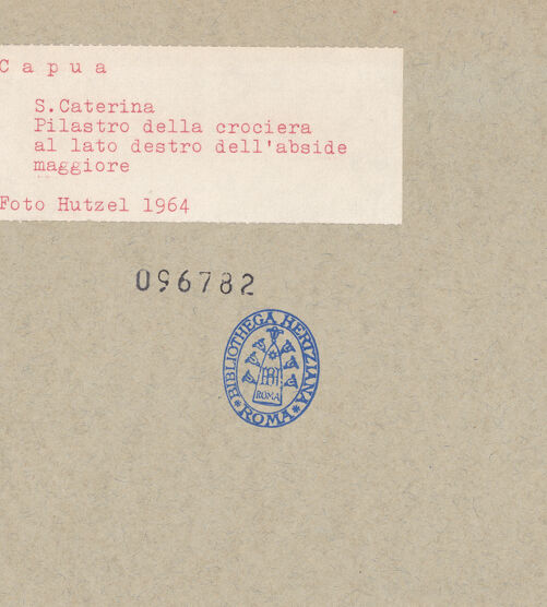 Rückseite von Hutzel, Max [https://www.deutsche-digitale-bibliothek.de/content/lizenzen/rv-ez/] Santa Caterina - Blick zur Hauptkapelle von links, bh096782_recto. Foto: Hutzel, Max.