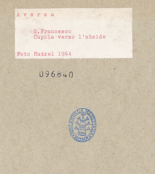 Rückseite von Hutzel, Max [https://www.deutsche-digitale-bibliothek.de/content/lizenzen/rv-ez/] San Francesco - Ansicht, bh096840_recto. Foto: Hutzel, Max.