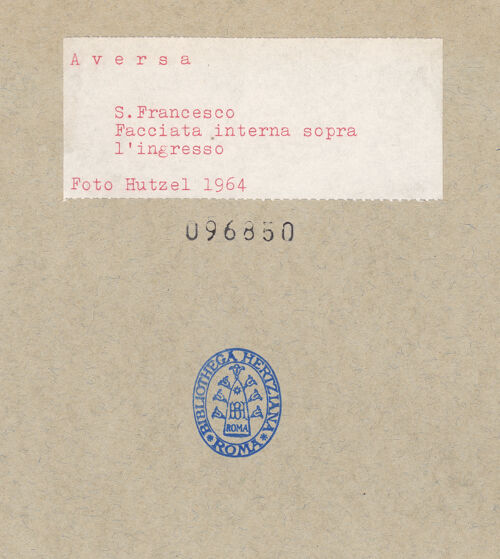 Rückseite von Hutzel, Max [https://www.deutsche-digitale-bibliothek.de/content/lizenzen/rv-ez/] San Francesco - Innenfassade, oberes Teil, bh096850_recto. Foto: Hutzel, Max.