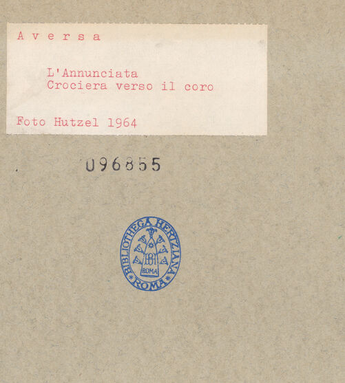 Rückseite von Hutzel, Max [https://www.deutsche-digitale-bibliothek.de/content/lizenzen/rv-ez/] Annunciata - Ansicht von Nordwesten, bh096855_recto. Foto: Hutzel, Max.