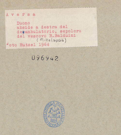 Rückseite von Hutzel, Max [https://www.deutsche-digitale-bibliothek.de/content/lizenzen/rv-ez/] Duomo - Mittelapsis, bh096942_recto. Foto: Hutzel, Max.