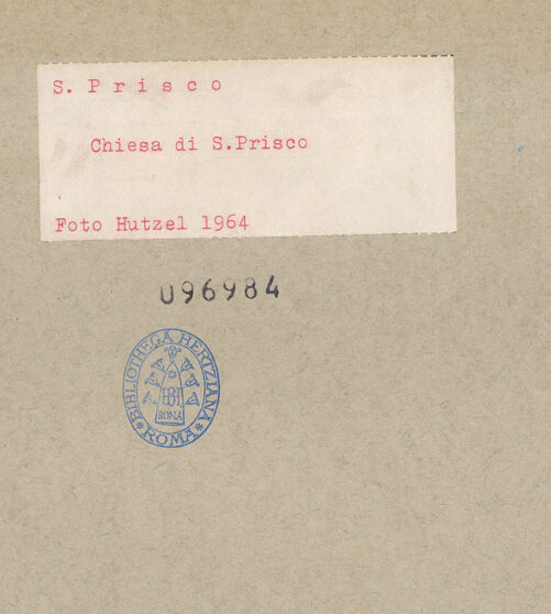 Rückseite von Hutzel, Max [https://www.deutsche-digitale-bibliothek.de/content/lizenzen/rv-ez/] MosaikdekorationChristus - Detail, bh096984_recto. Foto: Hutzel, Max.