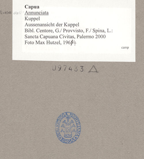 Rückseite von Hutzel, Max [https://www.deutsche-digitale-bibliothek.de/content/lizenzen/rv-ez/] Chiesa dell'Annunciata - Teilansicht, bh097433_recto. Foto: Hutzel, Max.