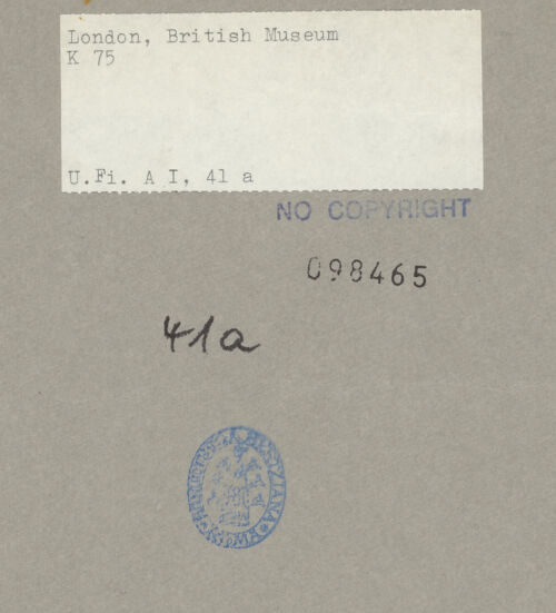 Rückseite von bh098465_recto