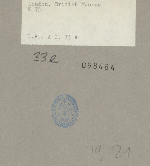 Rückseite von bh098484_recto