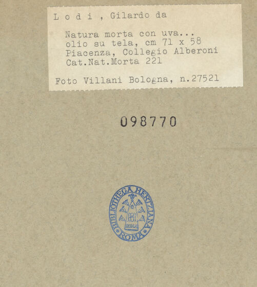 Rückseite von bh098770_recto