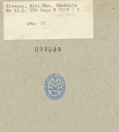 Rückseite von bh099089_recto