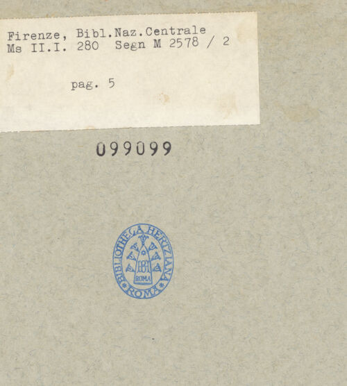 Rückseite von bh099099_recto