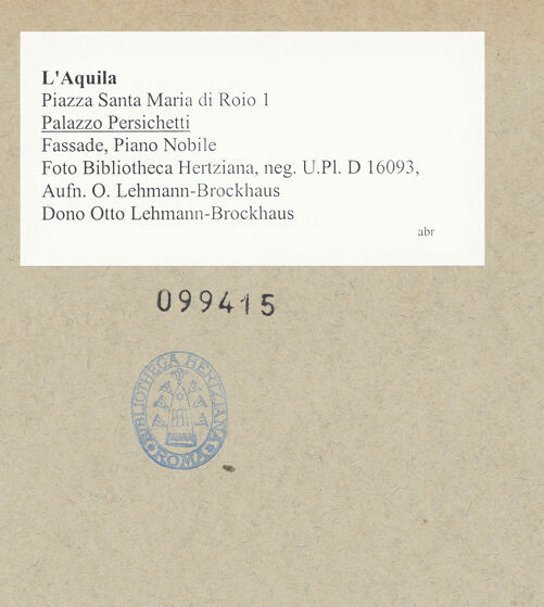 Rückseite von bh099415_recto