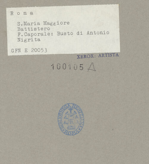 Rückseite von bh100105_recto