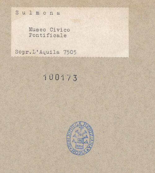 Rückseite von bh100173_recto