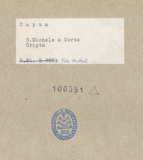 Rückseite von Hutzel, Max [https://www.deutsche-digitale-bibliothek.de/content/lizenzen/rv-ez/] Heiliger - Gesamtansicht, bh100351_recto. Foto: Hutzel, Max.