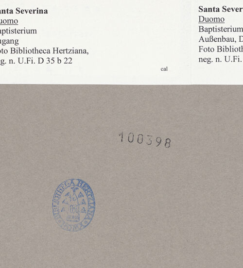 Rückseite von bh100397_bh100398_recto