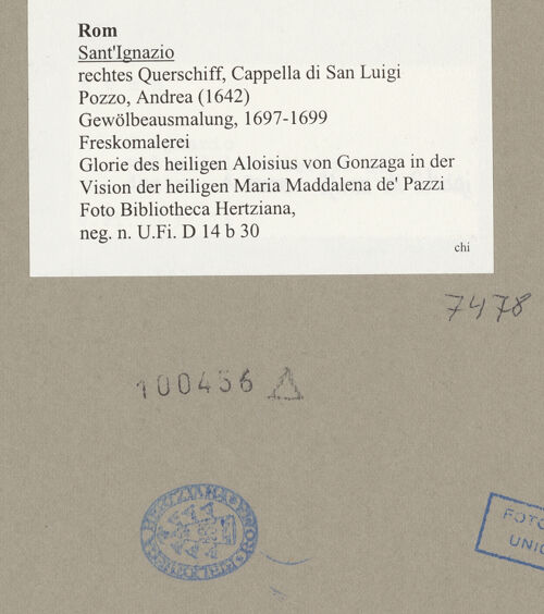 Rückseite von bh100456_recto