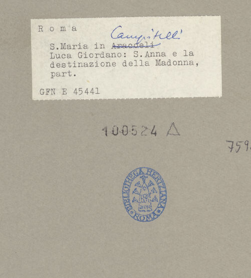 Rückseite von bh100524_recto