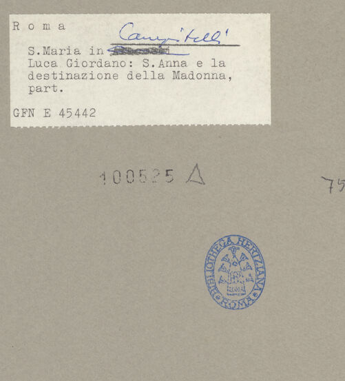 Rückseite von bh100525_recto