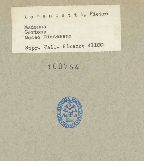 Rückseite von bh100764_recto