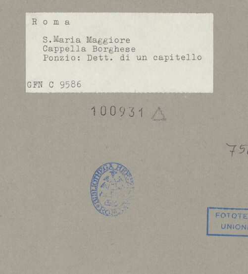 Rückseite von bh100931_recto