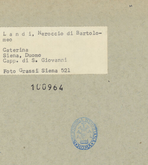 Rückseite von bh100964_recto