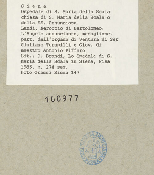 Rückseite von bh100977_recto