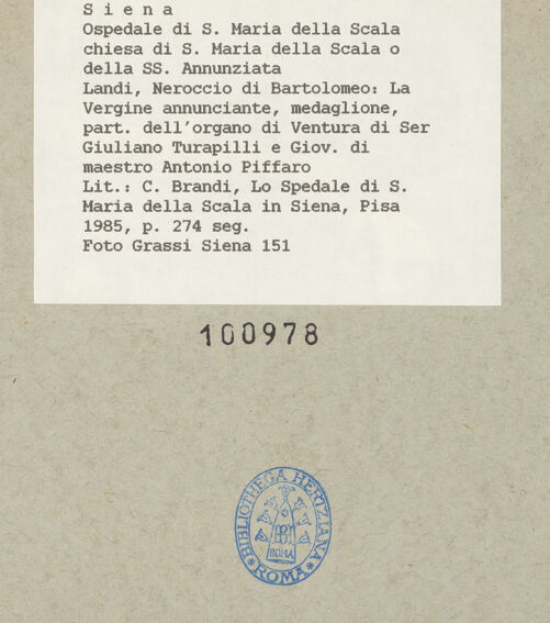 Rückseite von bh100978_recto