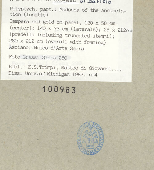 Rückseite von bh100983_recto