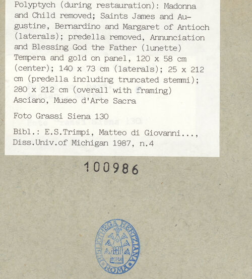 Rückseite von bh100986_recto