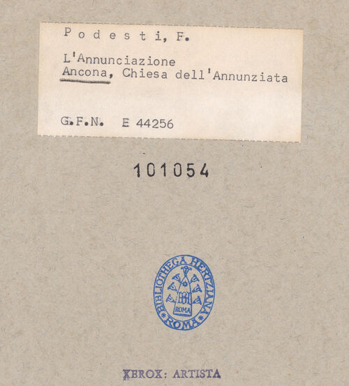 Rückseite von bh101054_recto