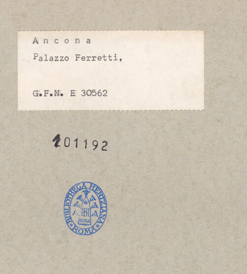 Rückseite von bh101192_recto