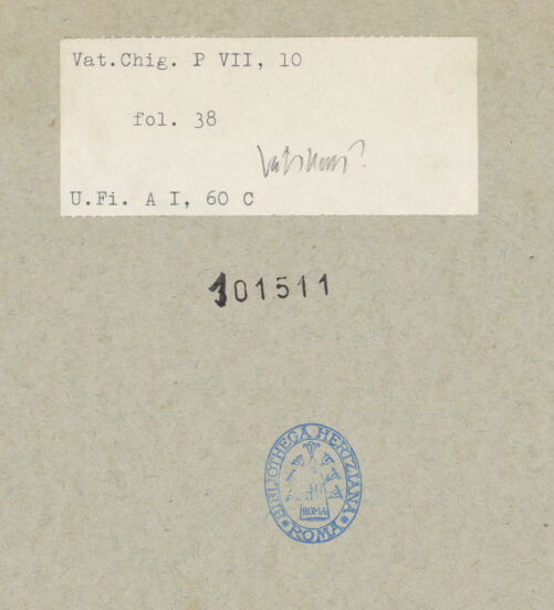 Rückseite von bh101511_recto