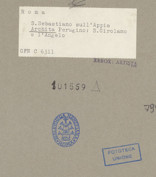 Rückseite von bh101559_recto