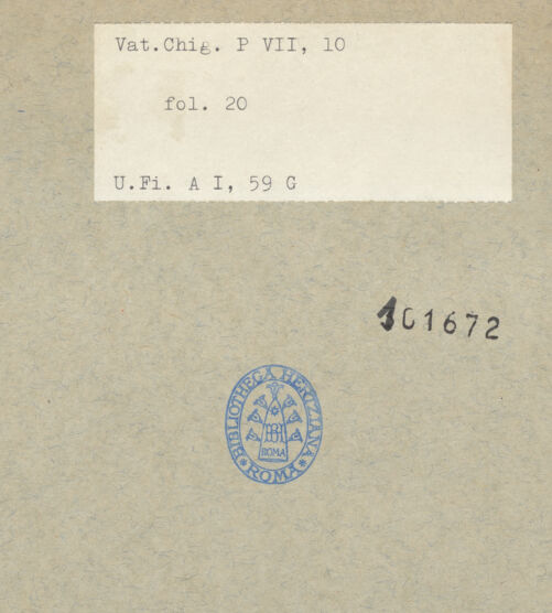 Rückseite von bh101672_recto