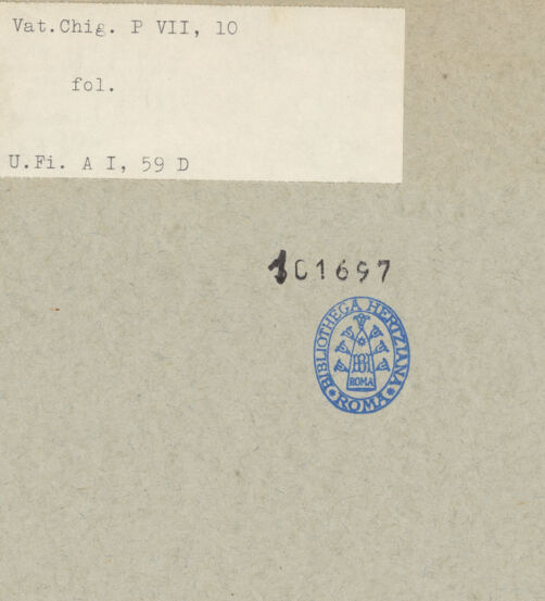 Rückseite von bh101697_recto