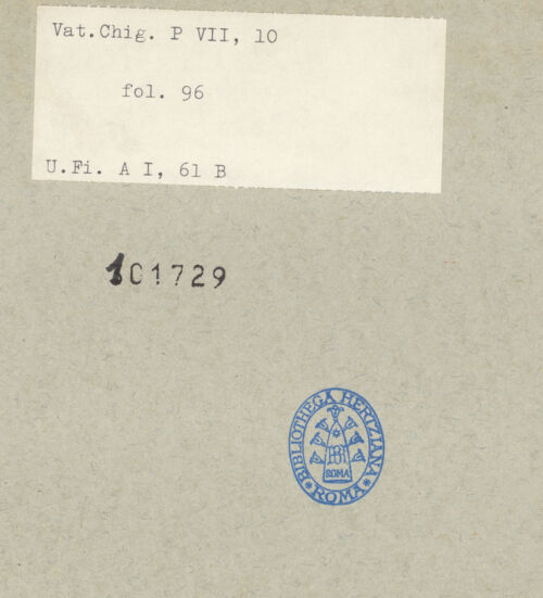 Rückseite von bh101729_recto