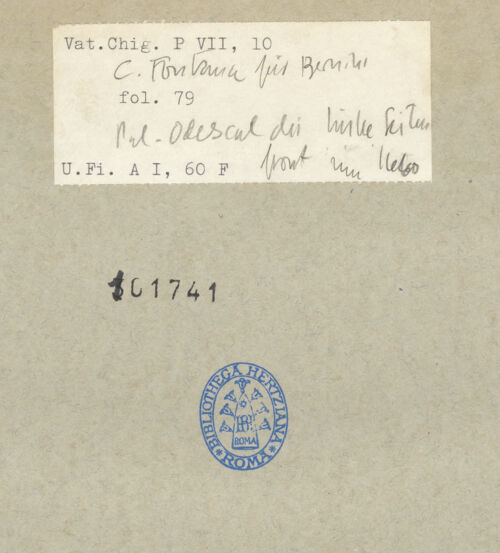 Rückseite von bh101741_recto