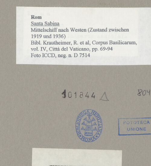 Rückseite von bh101844_recto