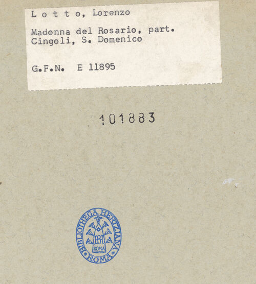 Rückseite von bh101883_recto