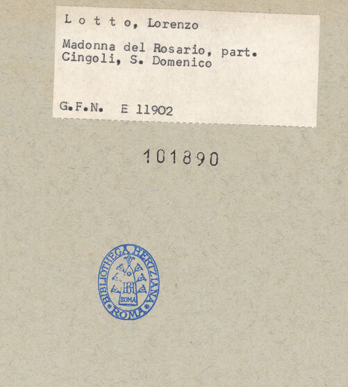 Rückseite von bh101890_recto