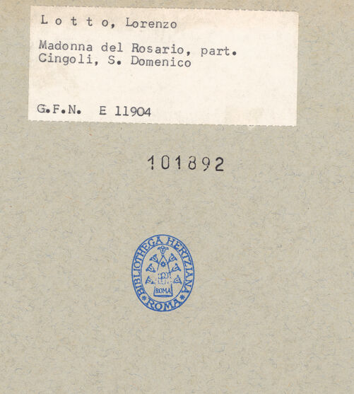 Rückseite von bh101892_recto