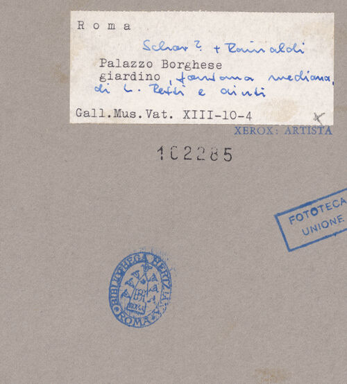 Rückseite von bh102285_recto