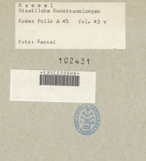 Rückseite von bh102431_recto