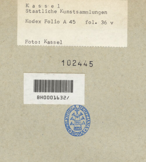 Rückseite von bh102445_recto