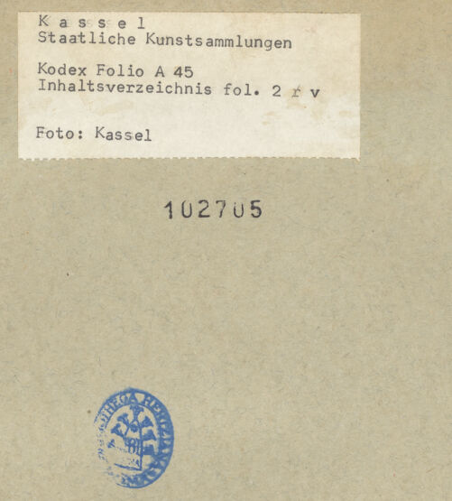 Rückseite von bh102705_recto