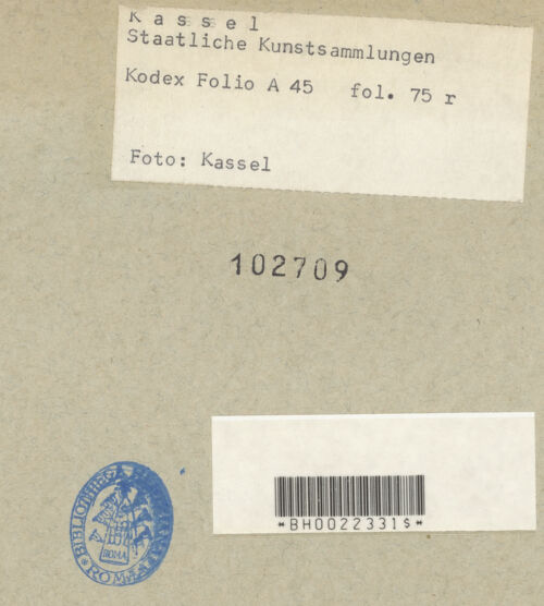 Rückseite von bh102709_recto