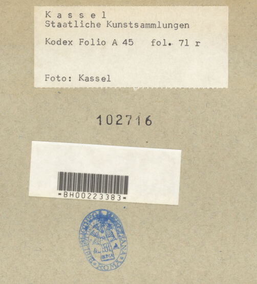 Rückseite von bh102716_recto